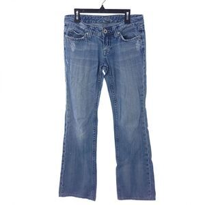 Miss Me Women's Size 26 Solid Blue Dark Highland Jeans JP02750